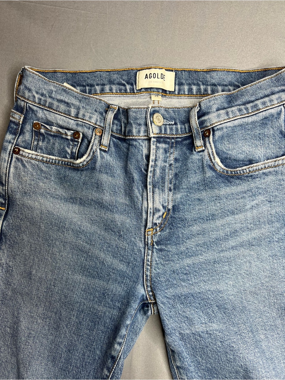 Agolde Light Wash Toni Straight Jeans Womens size 26